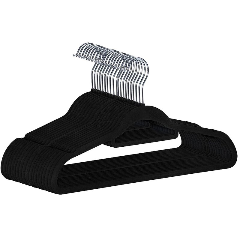 Wieszak na ubrania GOCKOWIAK Maxi Czarny (20 sztuk)