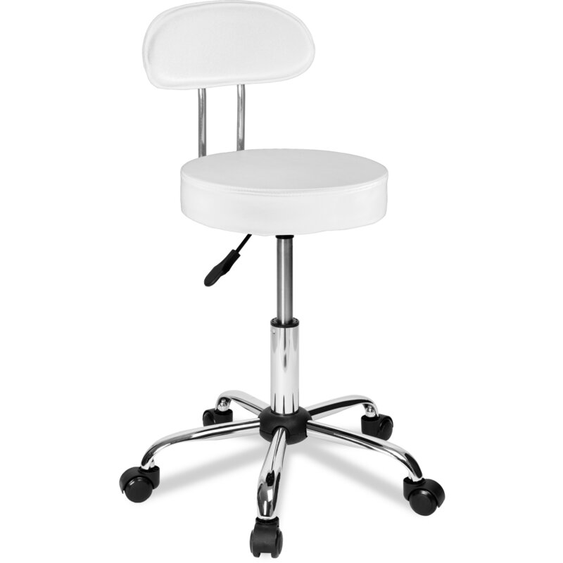 Taboret kosmetyczny EHOKERY Gamma Biały