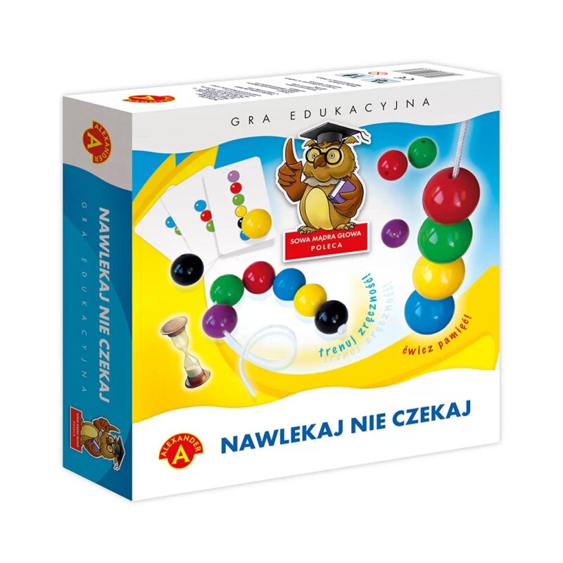 Gra edukacyjna ALEXANDER Nawlekaj nie czekaj 0411