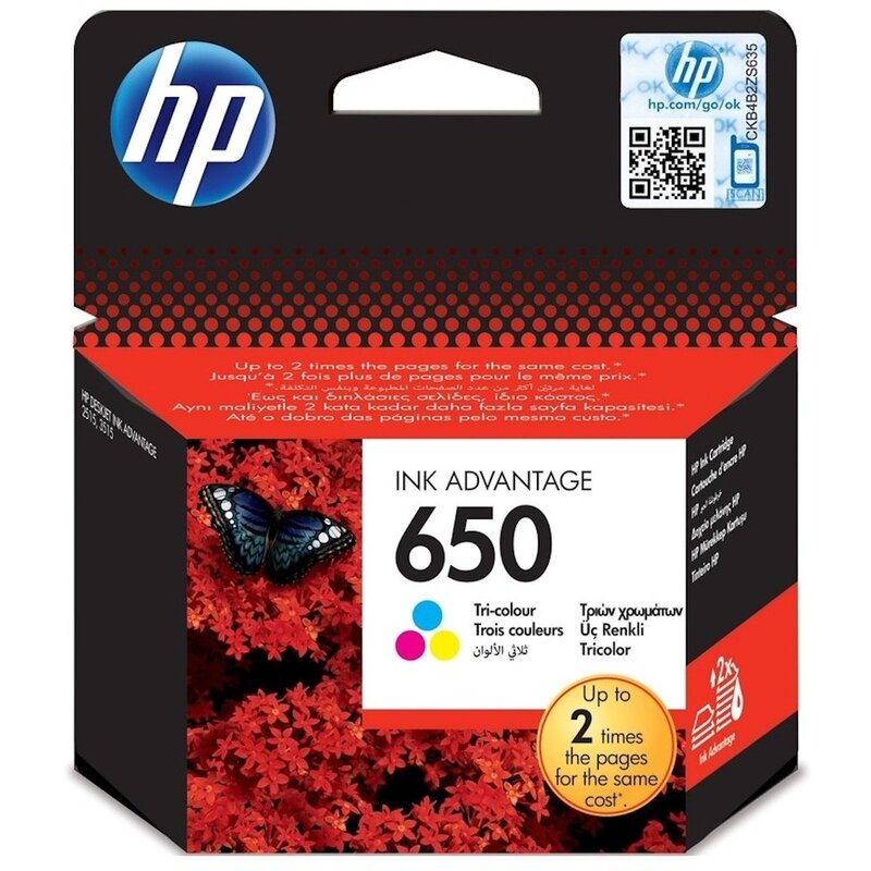 Wkład HP 650 Kolor CZ102AE