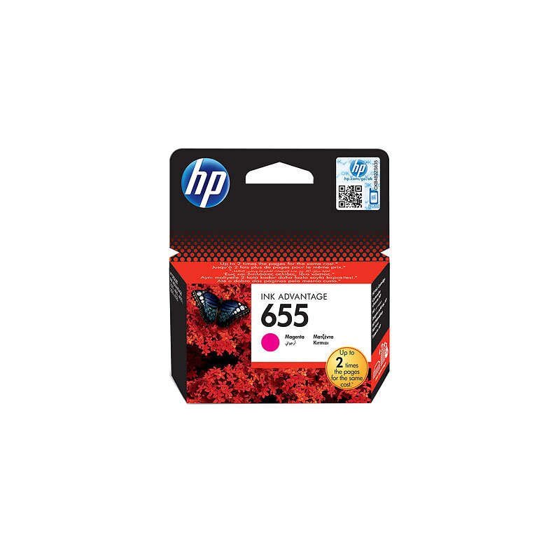 Tusz HP 655 Purpurowy CZ111AE