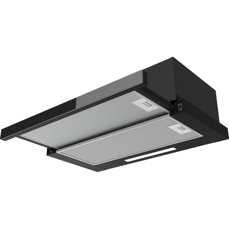 Okap GÖTZE & JENSEN TH210KM Czarny 333m3/h 65dB klasa C