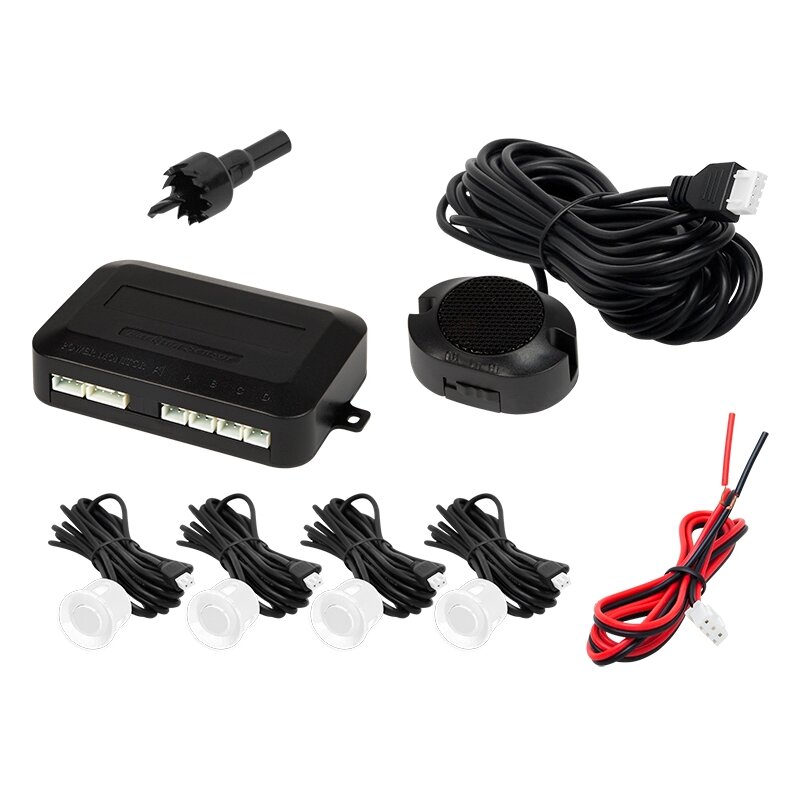 Czujniki parkowania BLOW CPB4 Biały