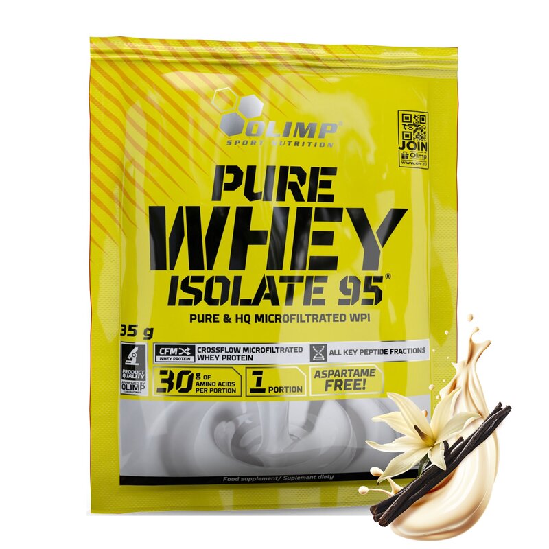 Odżywka białkowa OLIMP Pure Whey Isolate 95 Wanilia (35 g) Bez laktozy