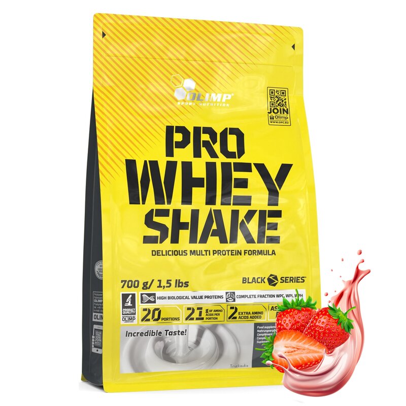 Odżywka białkowa OLIMP Pro Whey Shake Truskawkowy (700 g)