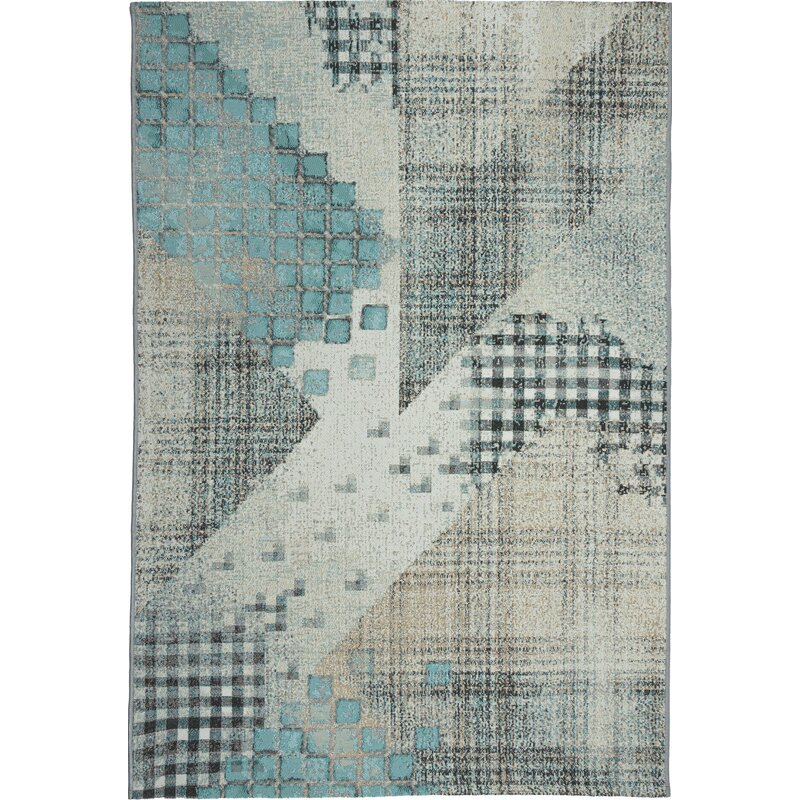 Dywan zewnętrzny MULTI-DECOR Dara 160 x 220 cm Turkus