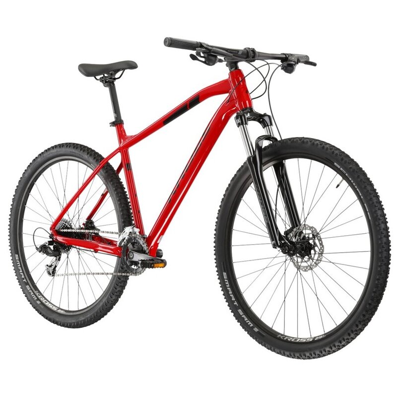 Rower górski MTB KROSS Level 1.0 M19 29 cali męski Czerwono-czarny