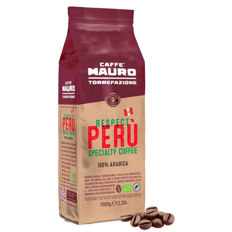 Kawa ziarnista MAURO Bio Respect Peru Arabica 1 kg