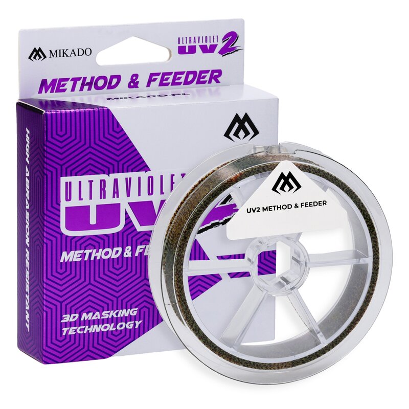 Żyłka MIKADO Ultraviolet II Method Feeder 0.18 mm / 300 m Camouflage