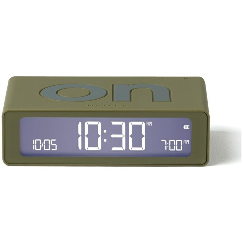 Budzik LEXON Flip Mini Khaki