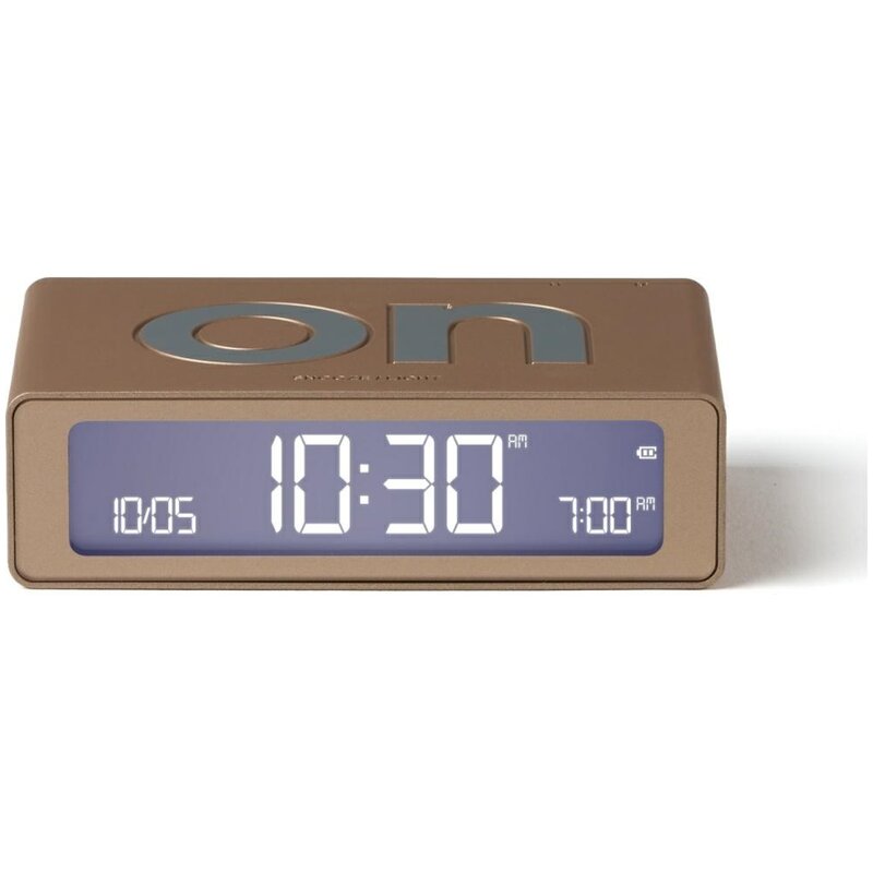 Budzik LEXON Flip Mini Złoty