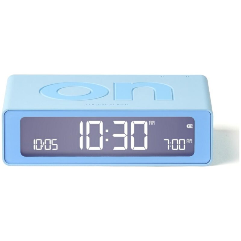 Budzik LEXON Flip Mini Jasnoniebieski