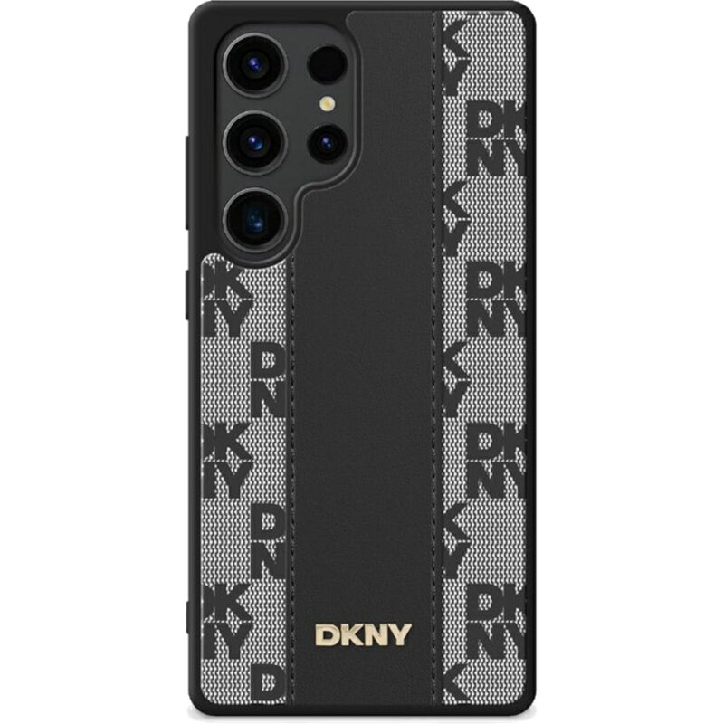 Etui DKNY Leather Checkered Pattern MagSafe do Samsung Galaxy S25 Ultra Czarny