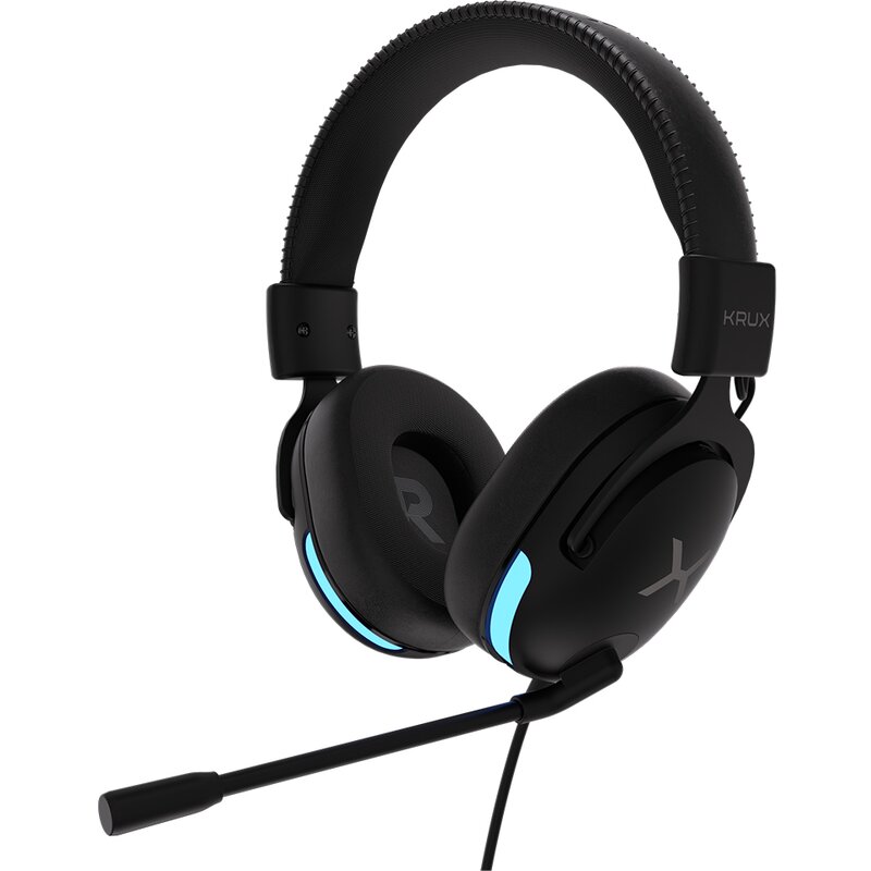 Słuchawki KRUX Crave RGB Nauszne