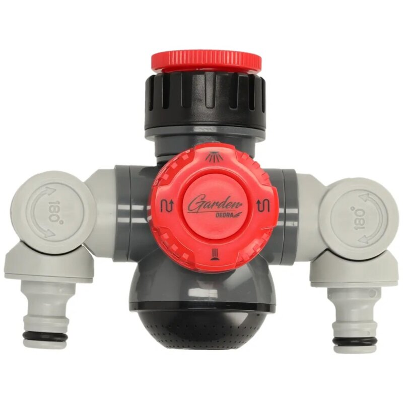 Przyłącze kranowe DEDRA z 2 wyjściami 1/2"-3/4" 80N008K