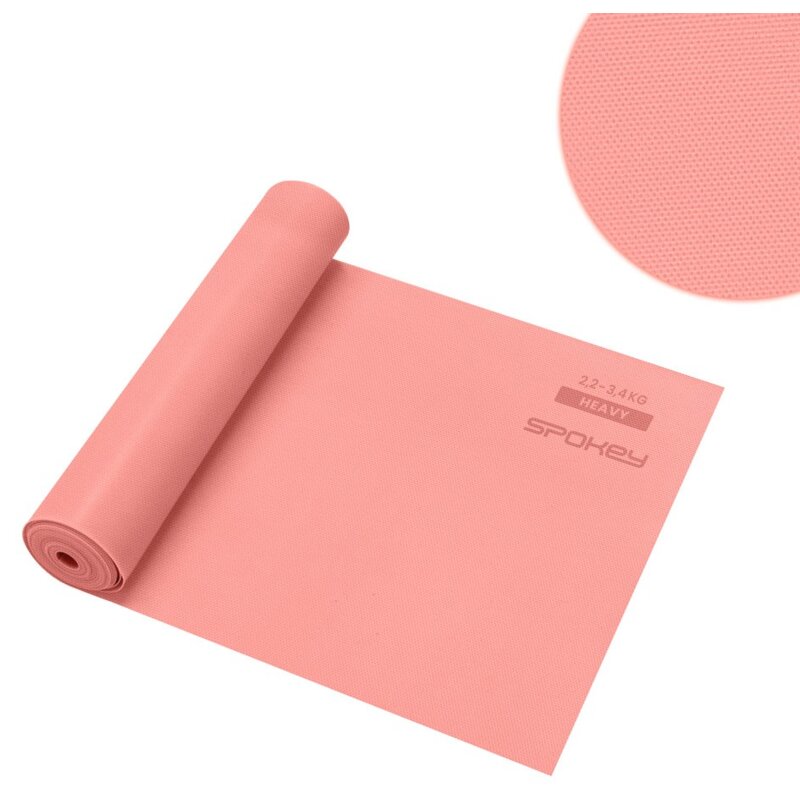 Guma treningowa heavy SPOKEY Ribbon Tex Różowy