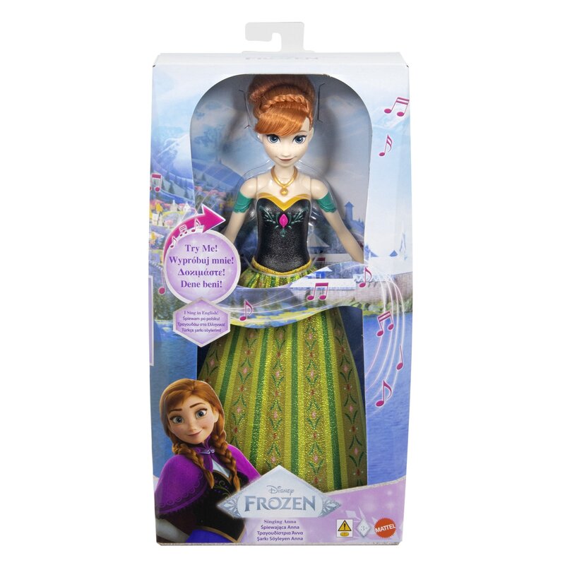 Lalka DISNEY FROZEN Kraina Lodu Śpiewająca Anna JDX53
