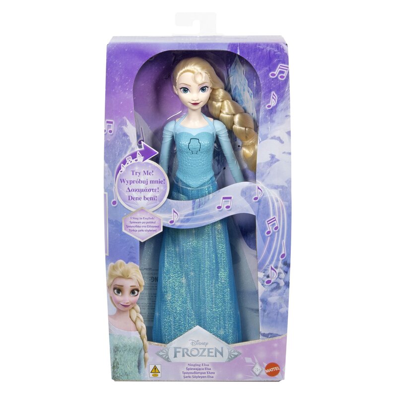 Lalka DISNEY FROZEN Kraina Lodu Śpiewająca Elsa JDX52