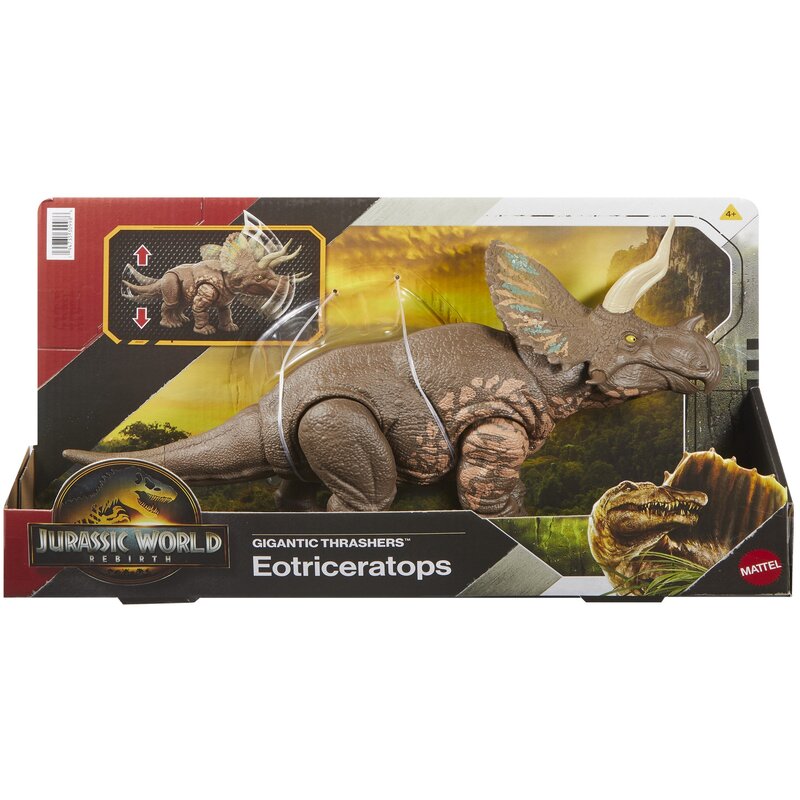 Figurka JURASSIC WORLD Gigantic Thrashers Eotriceratops JGB93