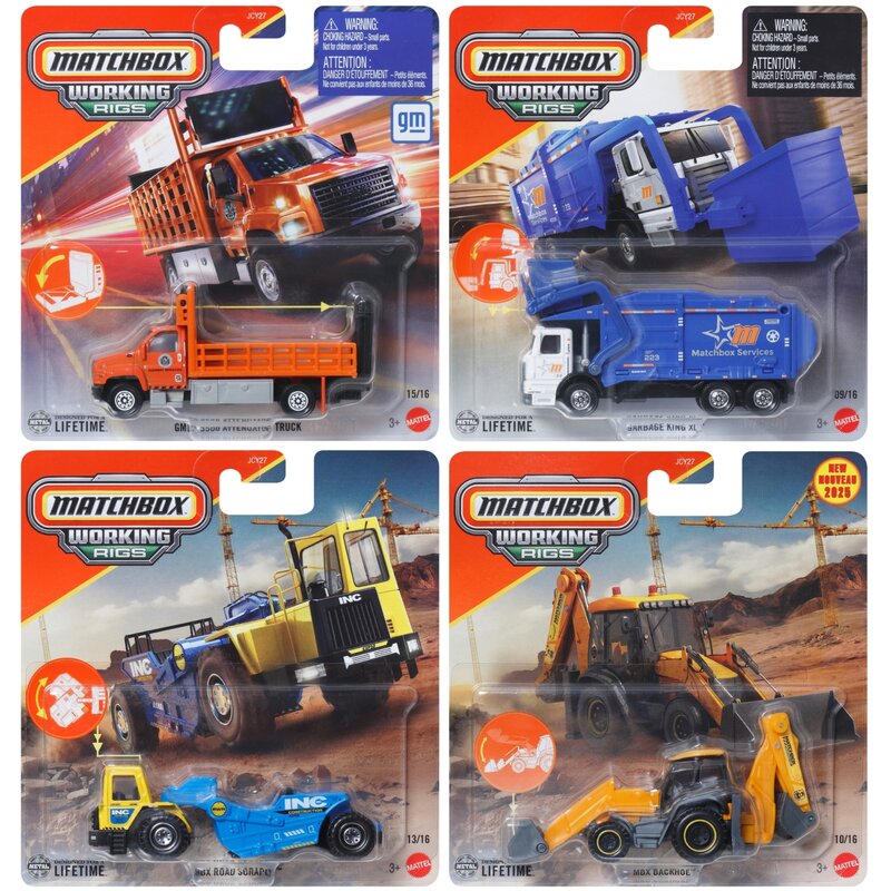 Samochód MATCHBOX Working Rigs JCY27 (1 samochód)