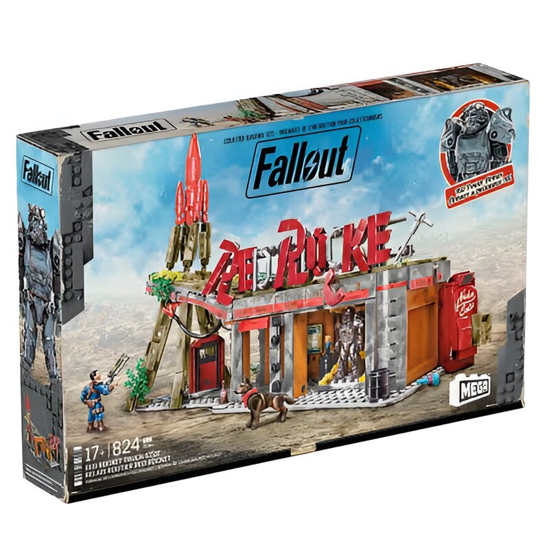 Klocki plastikowe MEGA Fallout Stacja Red Rocket HXT00