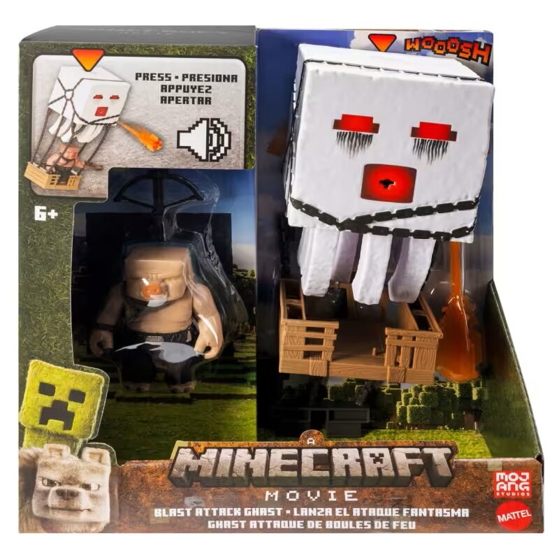 Zestaw figurek MINECRAFT Movie Blast Attack Ghast JFB69