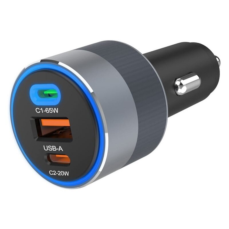 Ładowarka samochodowa FORCELL F-Energy 85W Szary