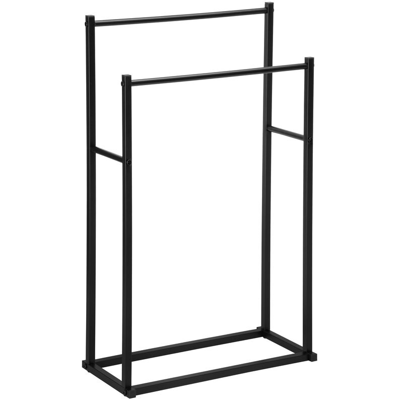 Wieszak łazienkowy LOFTINSPIRED Tormes 2 ramiona Czarny