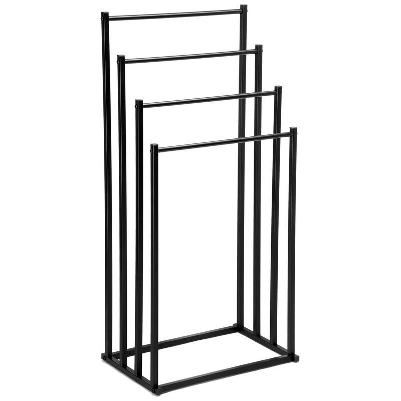 Wieszak łazienkowy LOFTINSPIRED Tormes 4 ramiona Czarny