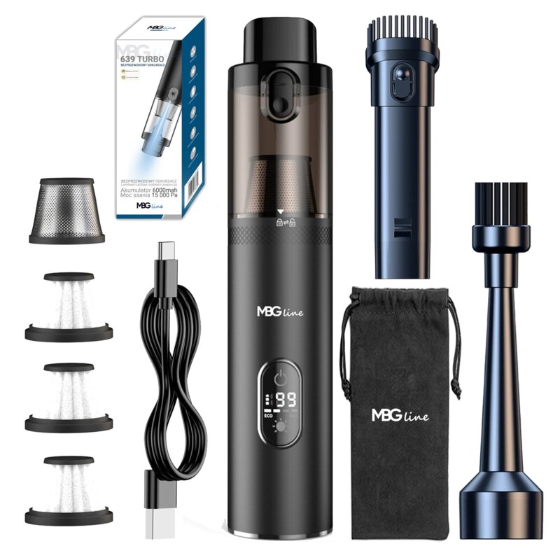 Odkurzacz ręczny MBG LINE 639 Turbo