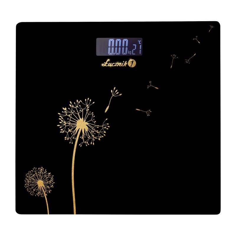 Waga łazienkowa ŁUCZNIK BS-973 W 19 Black Dandelion Dream
