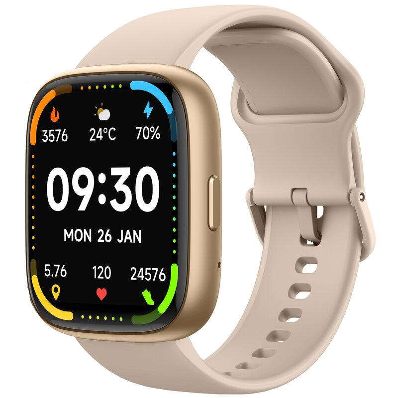 EcoWatch Smartwatch EW06 złoty