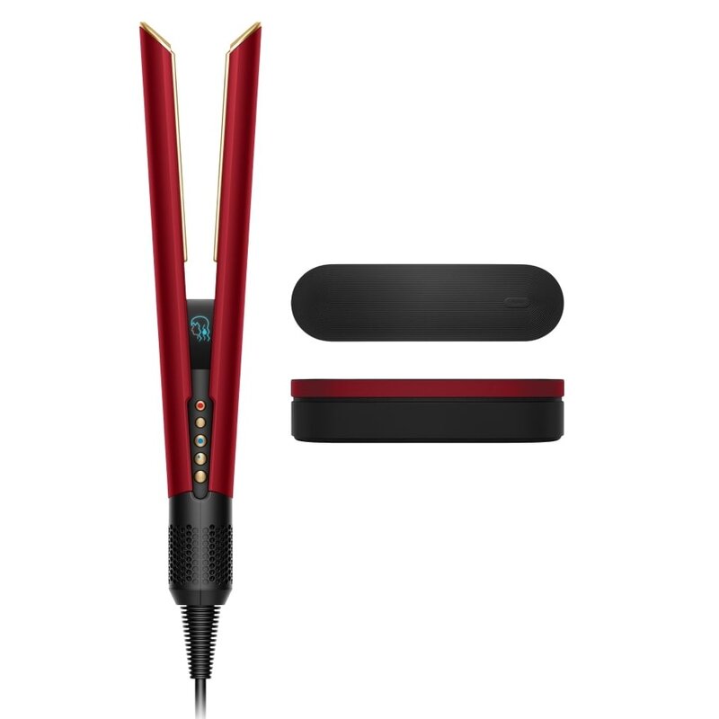 Aeroprostownica DYSON Airstrait Red Velvet/Gold 140 stopni