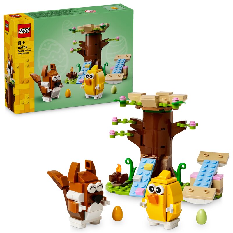 LEGO Iconic 40709 Wiosenny plac zabaw dla zwierzątek