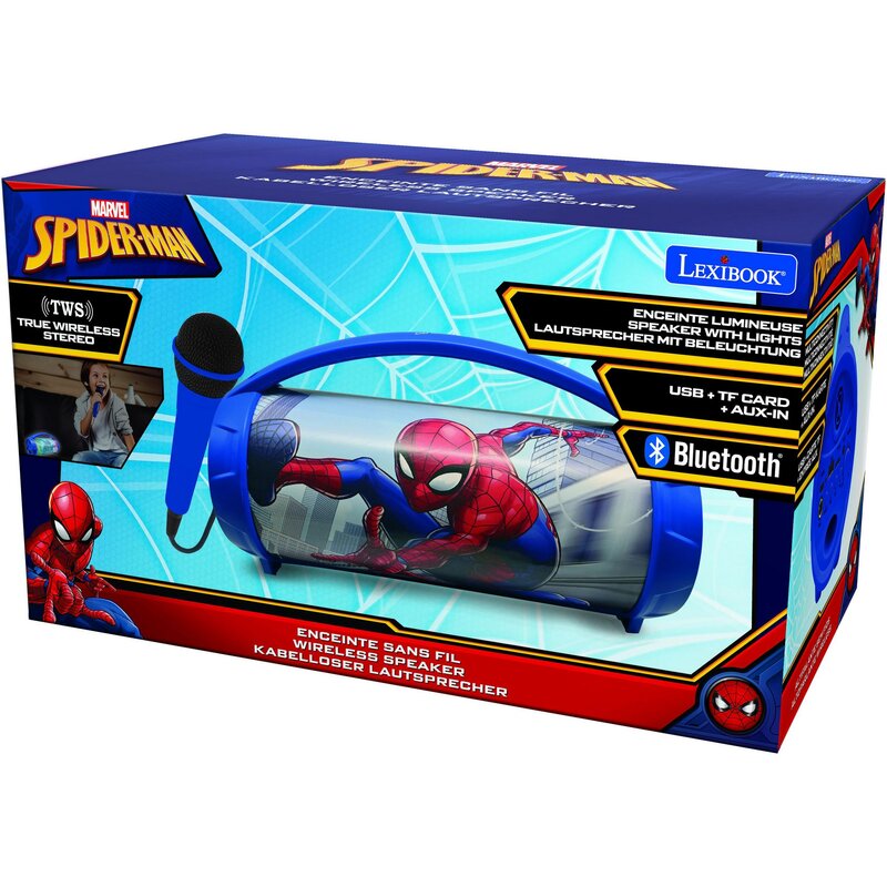 Zabawka głośnik mobilny LEXIBOOK Spider-Man BTP585SPZ