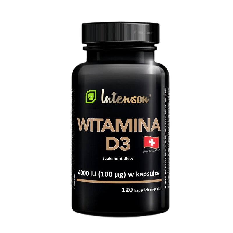 Witamina D3 INTENSON 4000 IU (120 kapsułek)
