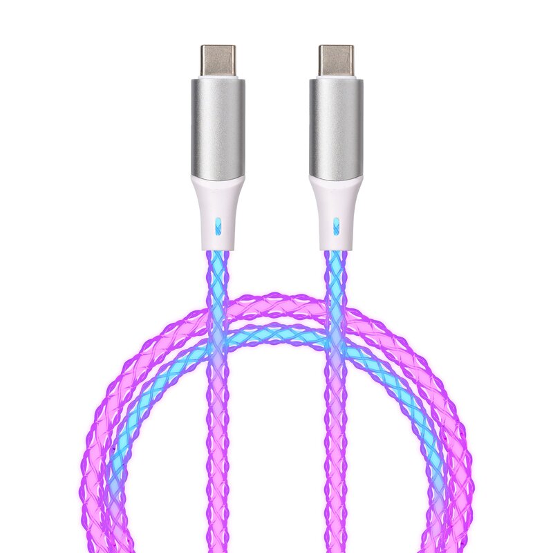 QUALO USB-C do USB-C 1m 3A Kolorowy