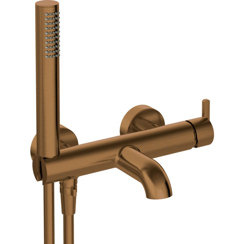 Bateria wannowa natynkowa DEANTE Silia BQS C11M Brąz szczotkowany