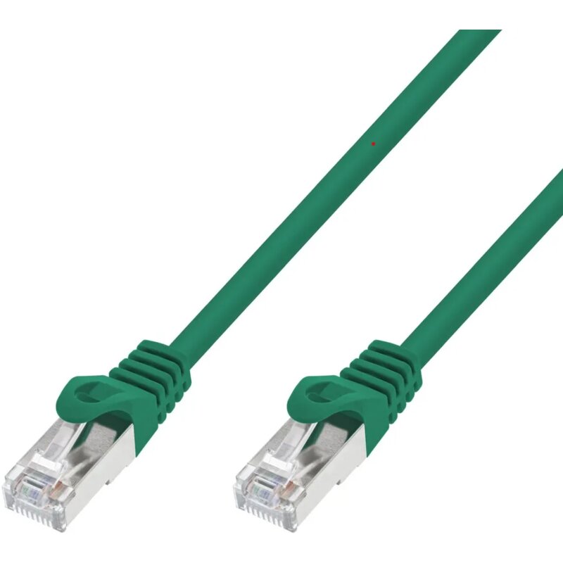 ExtraLink Kat.7 S/FTP 15m 20G Zielony Patchcord LAN miedź skrętka