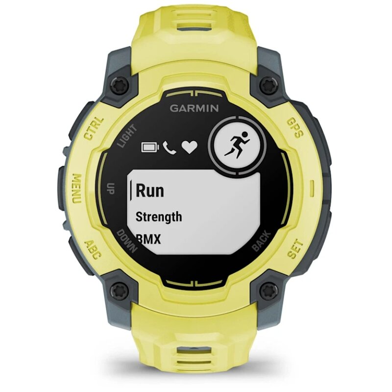 Smartwatch GARMIN Instinct E 45mm Limonkowy