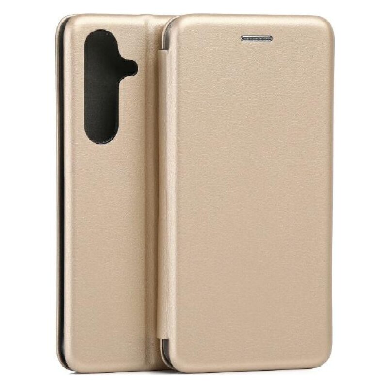 Etui BELINE Book Magnetic do Samsung Galaxy S25 Złoty