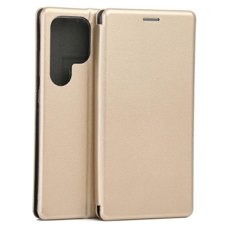 Etui BELINE Book Magnetic do Samsung Galaxy S25 Ultra Złoty