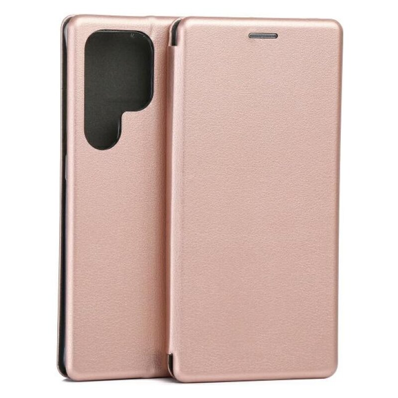 Etui BELINE Book Magnetic do Samsung Galaxy S25 Ultra Różowo-złoty