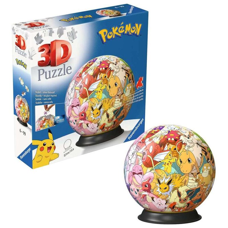 Puzzle 3D RAVENSBURGER Pokémon 11595 (73 elementy)