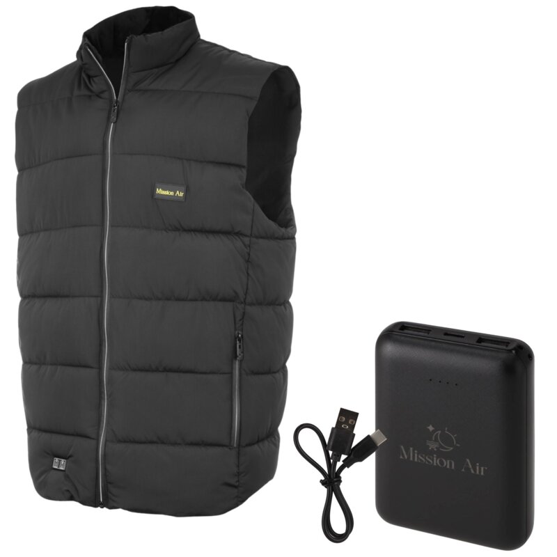 Podgrzewana kamizelka MISSION AIR E-VEST (rozmiar XXL) + Powerbank
