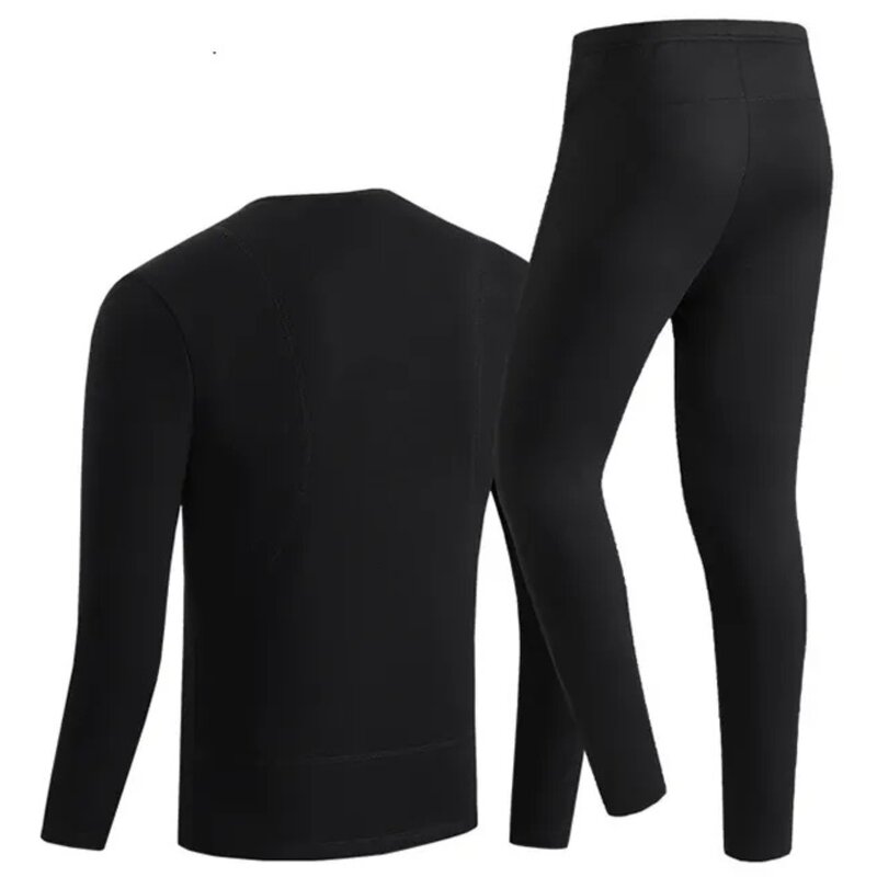Bielizna podgrzewana MISSION AIR E-Underwear Men Set (rozmiar XXL) Czarny + 2 x Powerbank