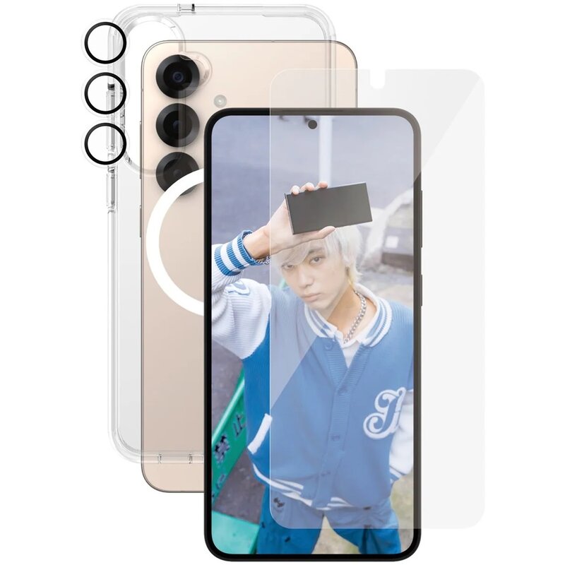 PanzerGlass Flagship 3w1 do Galaxy S25 Plus