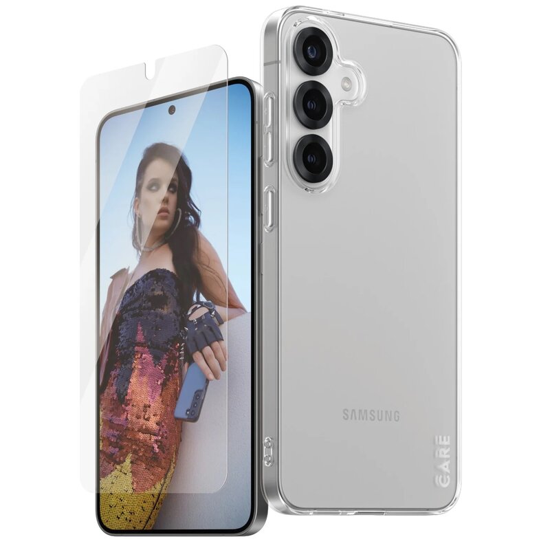 Etui PANZERGLASS Fashion 2w1 do Samsung Galaxy S25+ Przezroczysty + Szkło