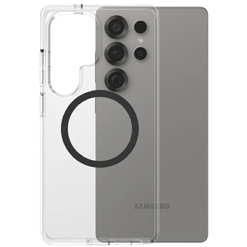 PanzerGlass Flagship Urban Combat Black QI do Galaxy S25 Ultra Przezroczysty