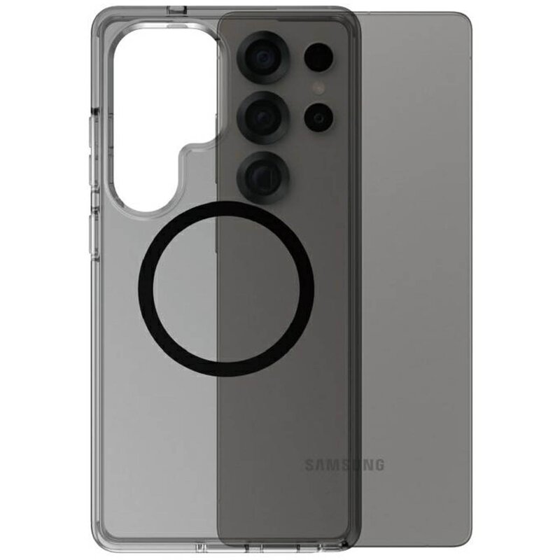 Etui PANZERGLASS Flagship Urban Combat Qi do Galaxy S25 Ultra Półprzezroczysty (przydymiony)